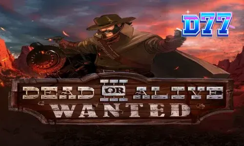 Cena cinematográfica do jogo Dead or Alive 3 Wanted com elementos de faroeste