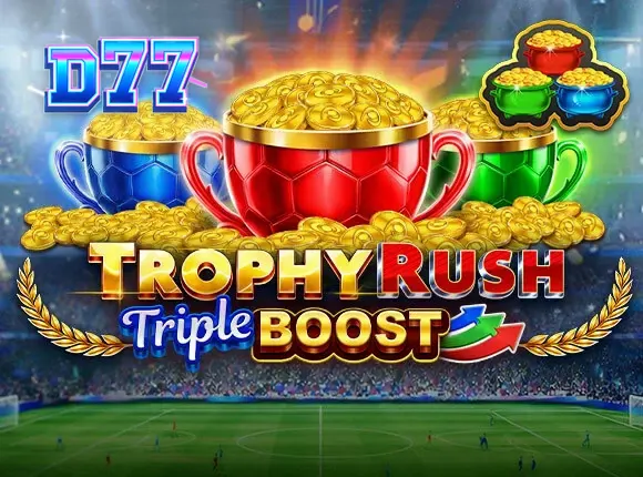 Trophy Rush Triple Boost slot machine interface